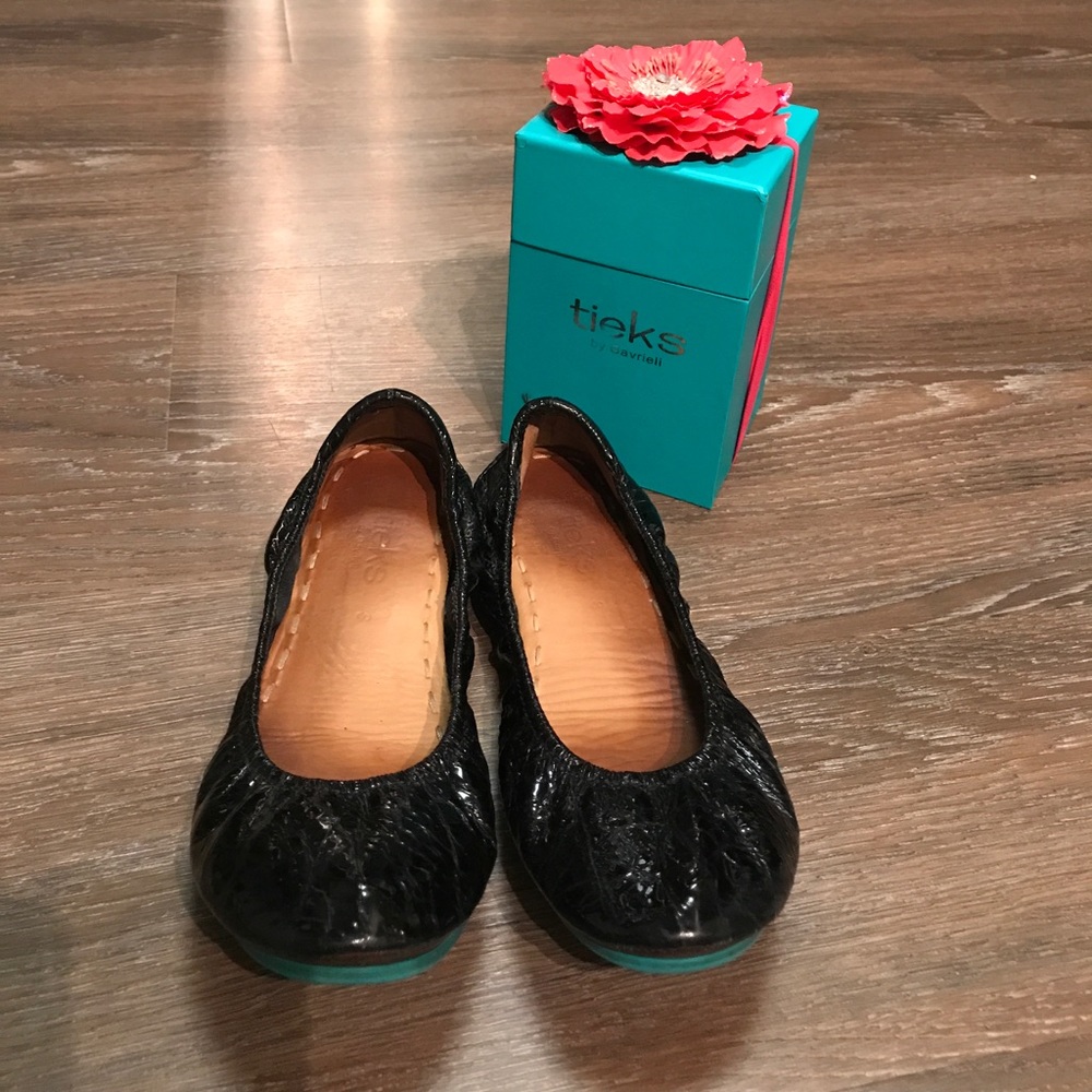 Tieks - Obsidian Black (Size 8)