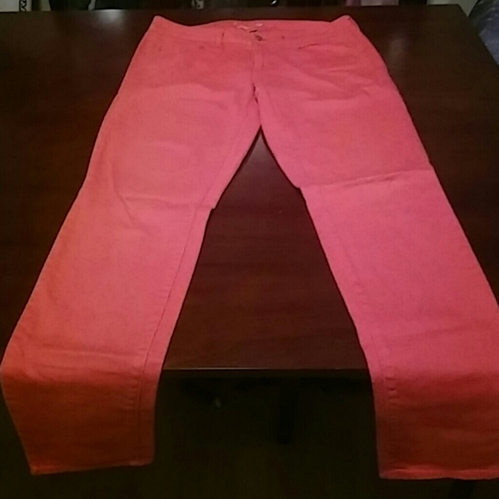American Eagle pastel skinny jeans