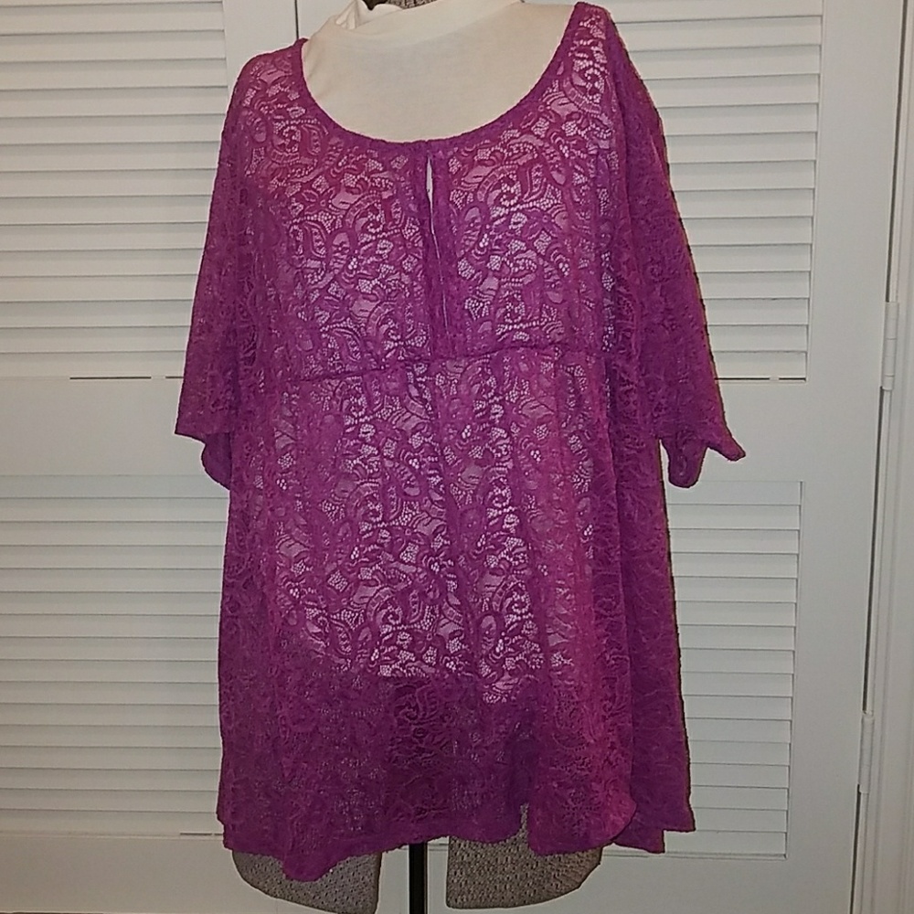 Torrid lace tunic