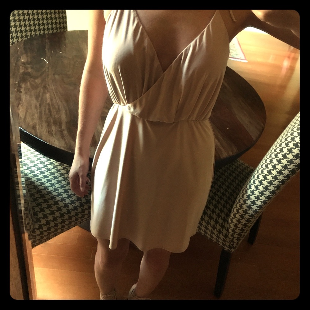 Misa liza dress, brand new, nude color