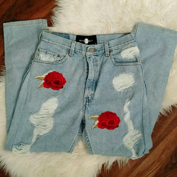 *sold*After Party Rose Above It Jeans - Picture 4 of 4