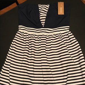 ***SOLD***Navy halter dress!