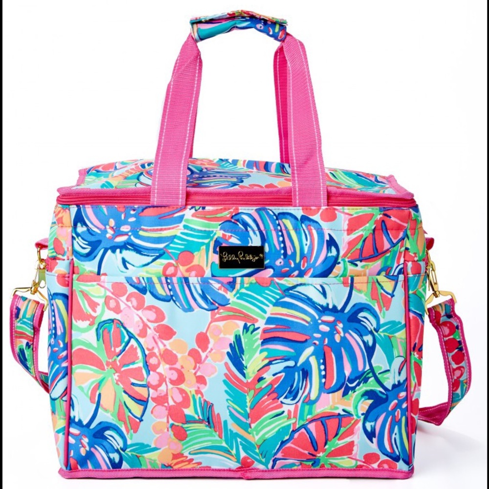 Lilly Pulitzer insulated cooler in "exotic garden"