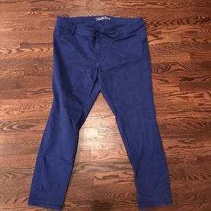 Old Navy Rockstar Blue Skinny Leg Pants