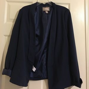 Blue fitted blazer