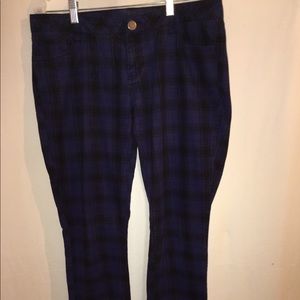 Plaid jeans