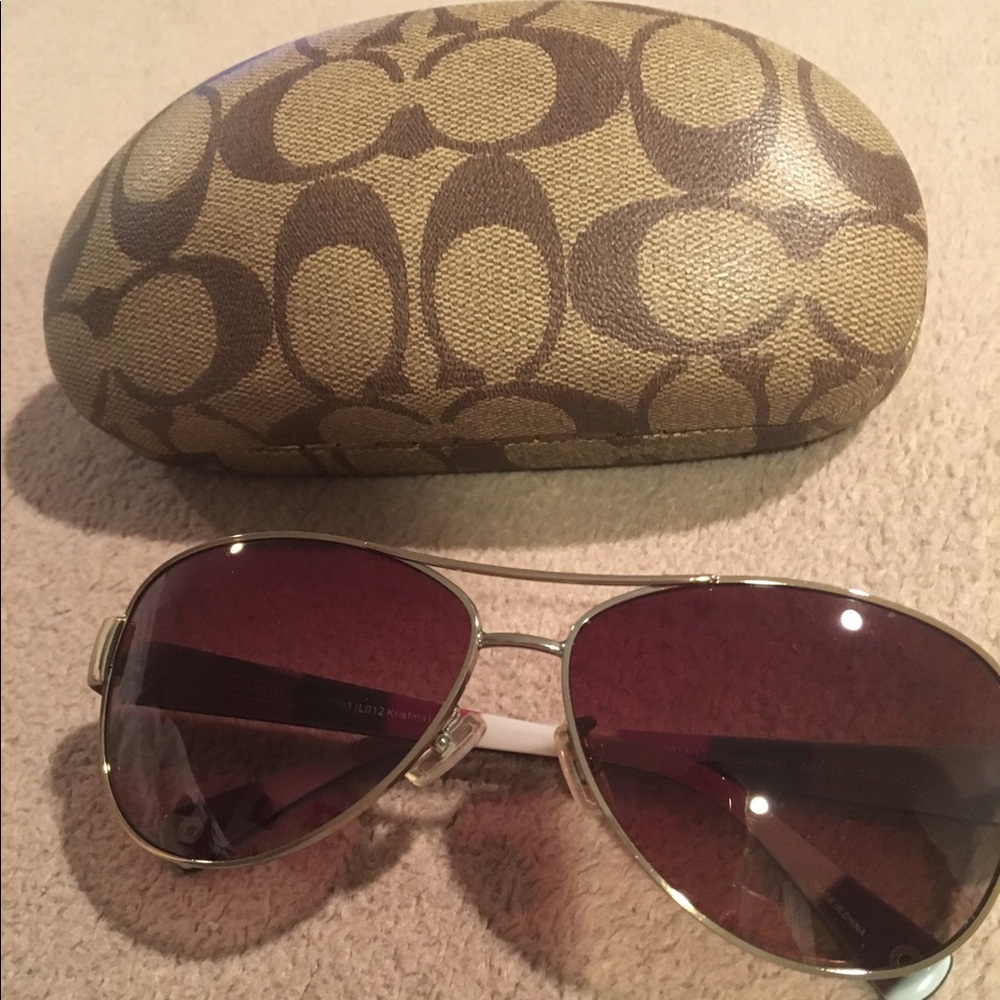 Coach sunglasses (used twice)