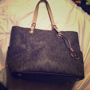 Michael Kors brown tote