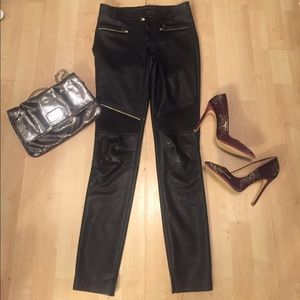 Zara Trafaluc Faux Leather Leggings