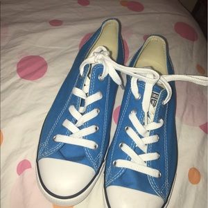 Blue Converse - NEVER WORN