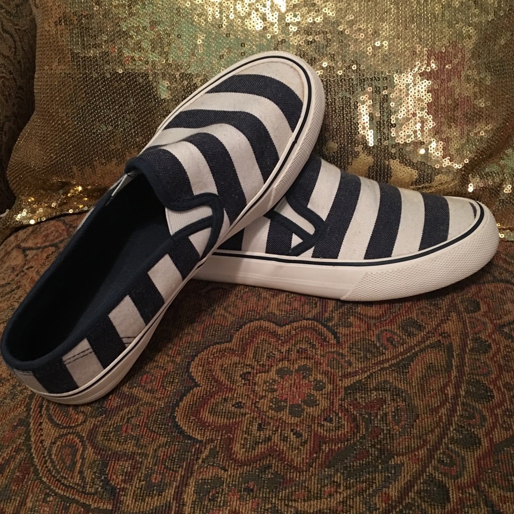Striped shoes