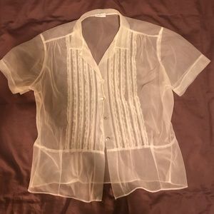 Vintage sheer blouse