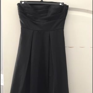 Black strapless White House Black Market dress