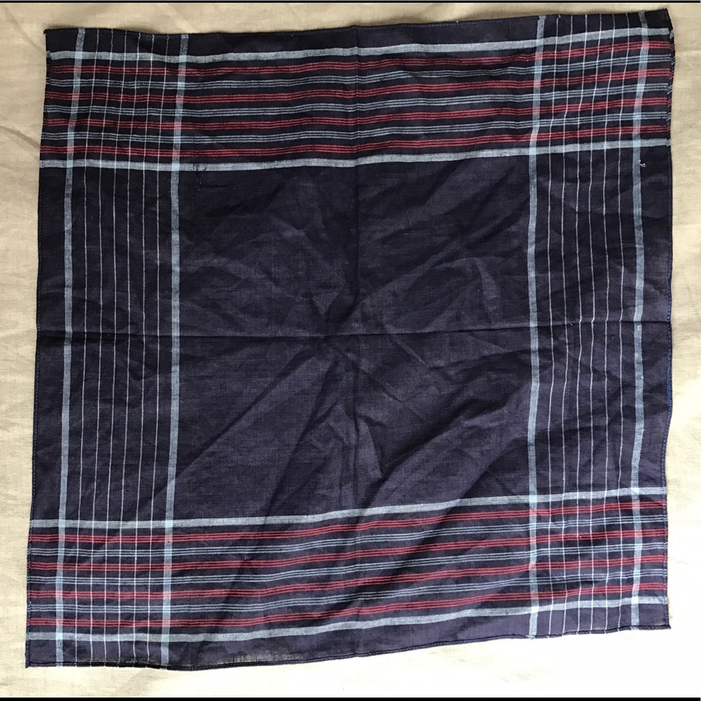 Linen summer pocket square.