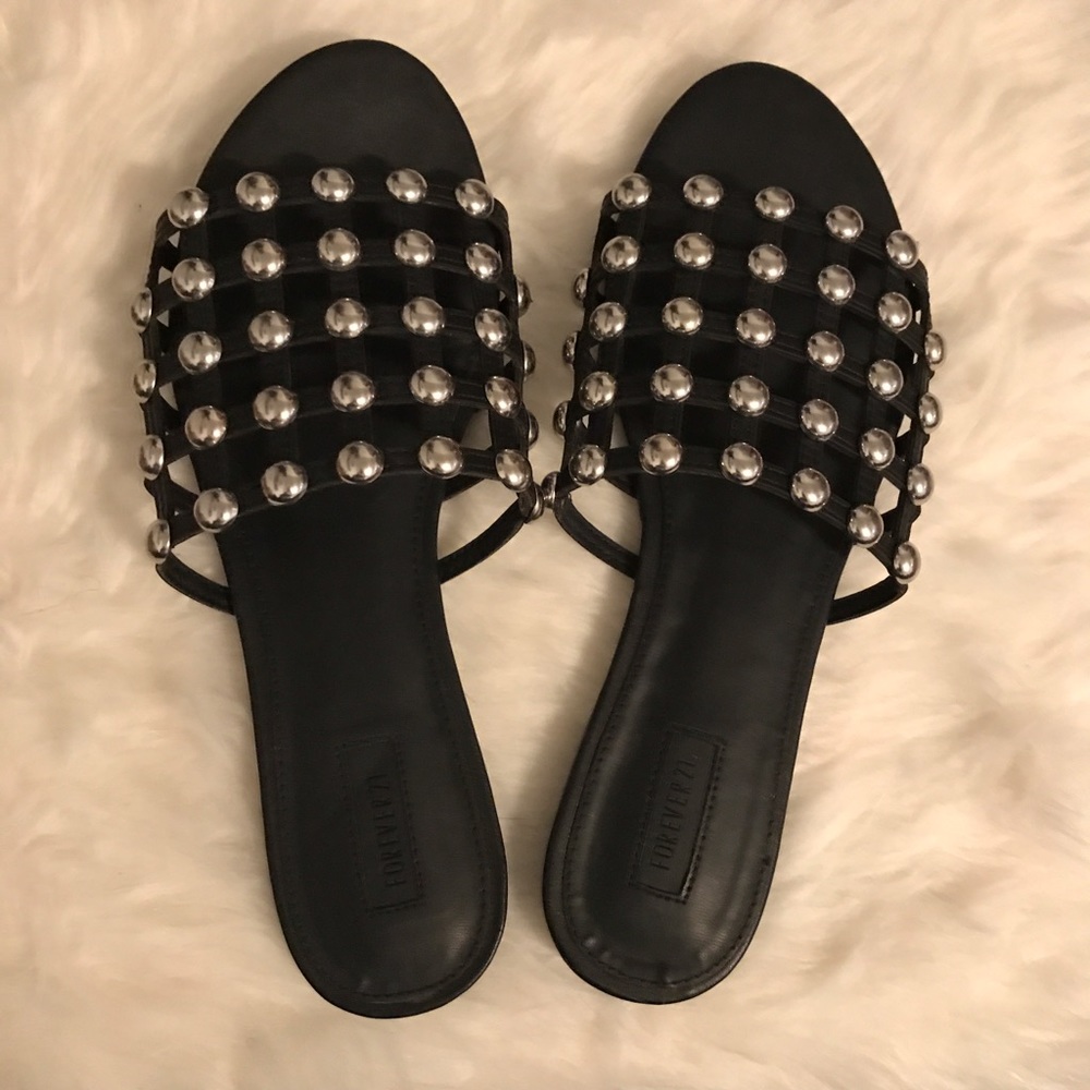 Studded Cage Sandals
