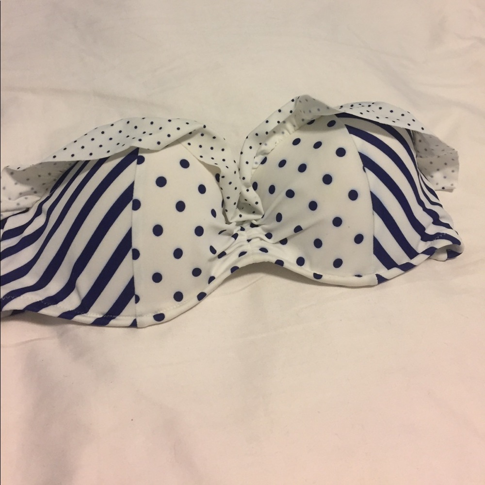 VS strapless swim top