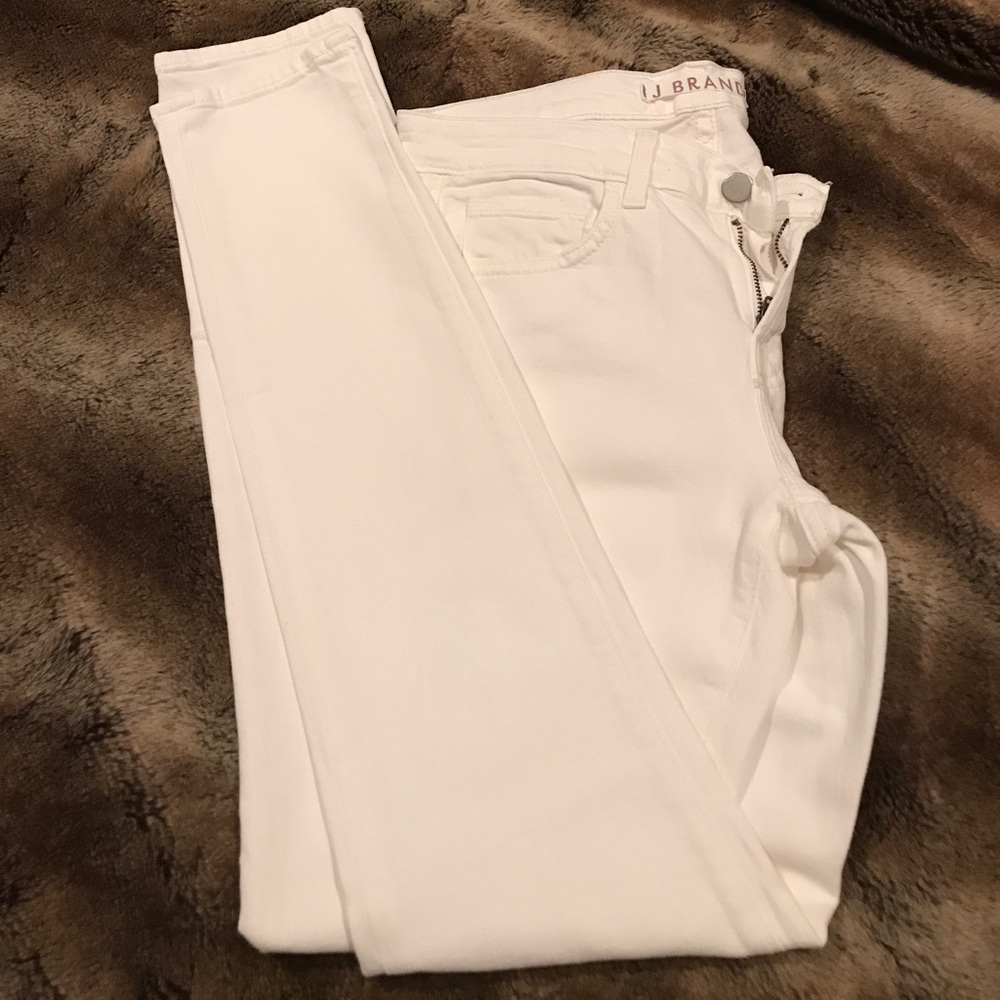 J Brand skinny white jeans