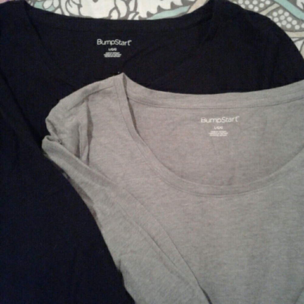 Two long sleeved Maternity shirts