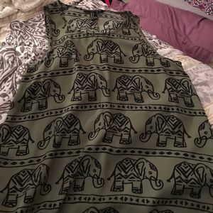 green forever 21 dress