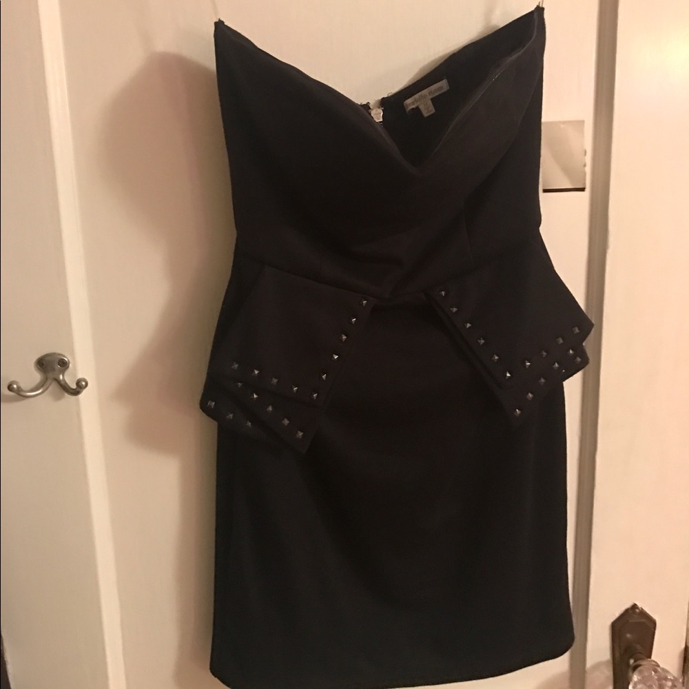 Brand new black strapless dress