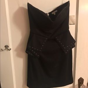 Brand new black strapless dress