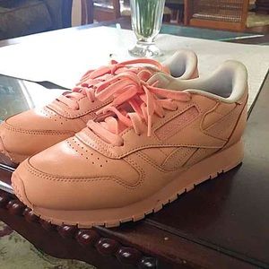 Reebok Classic Pastel Pink Leather Sneakers