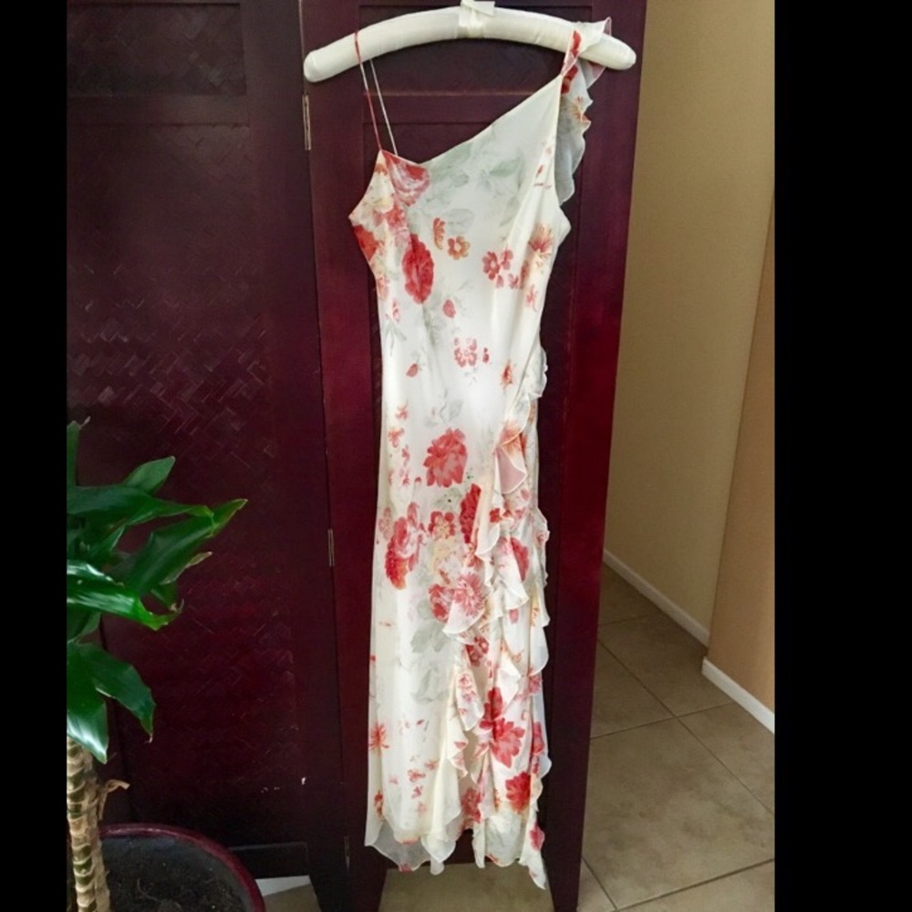 Express - Sheer Floral Gown