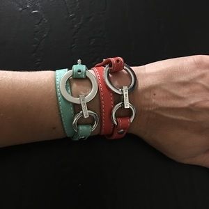 (2) Lia Sophia  Wrap Bracelets