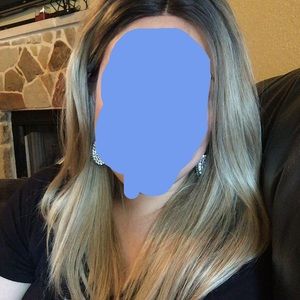 Ombre lace front blonde wig