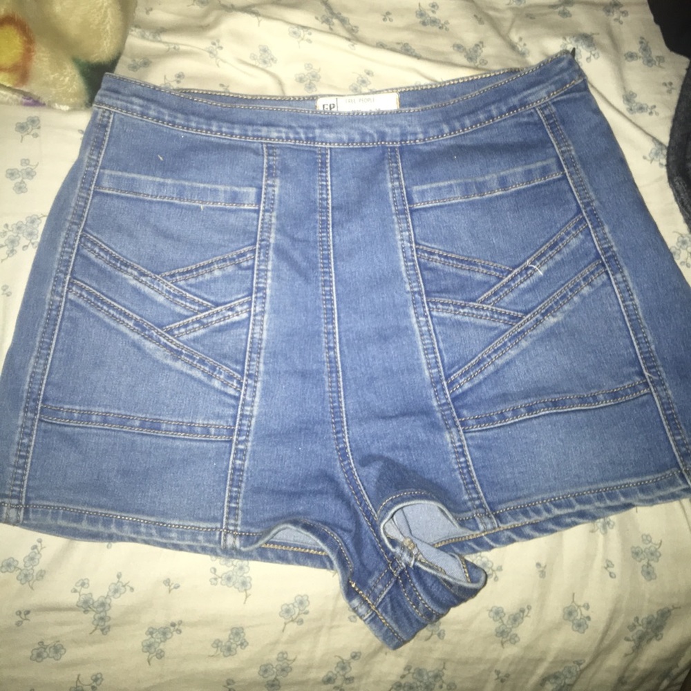 Free people high waist  denim shorts - FINAL PRICE