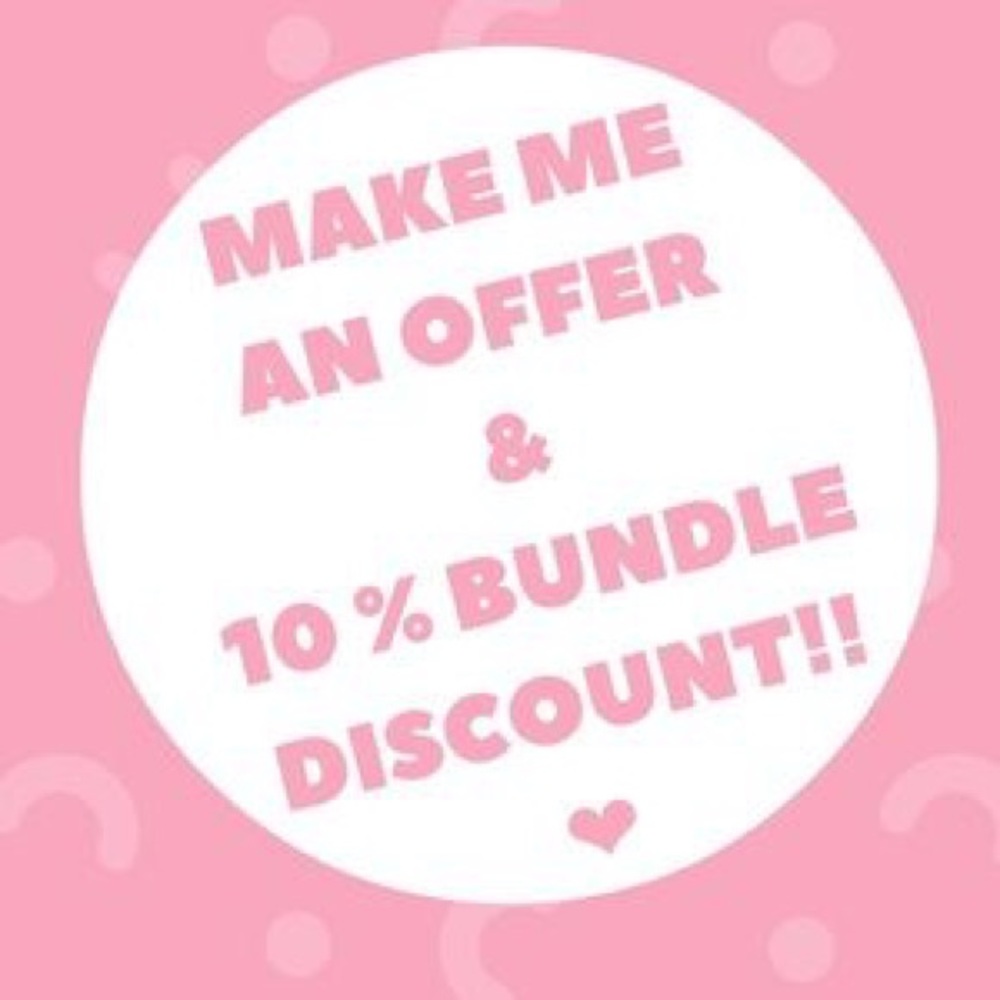 Bundle and make offers to save!