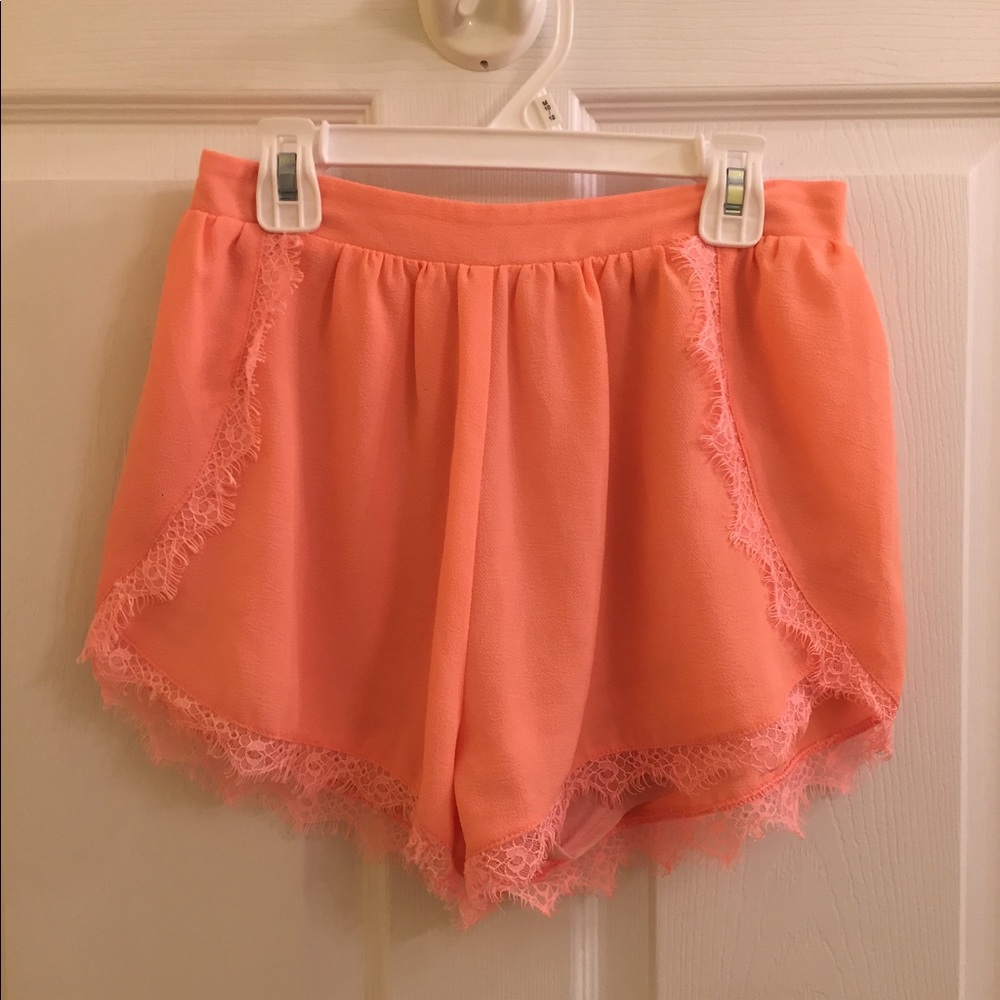 High waisted shorts