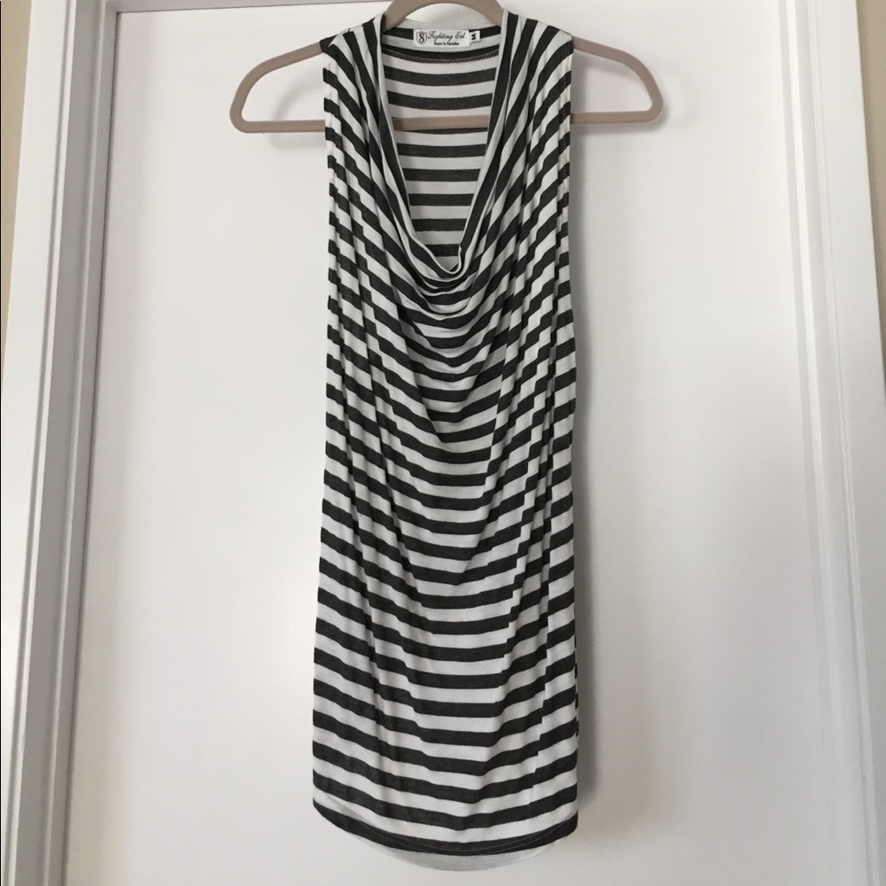 Fighting Eel Cowl Neck Racerback Tank