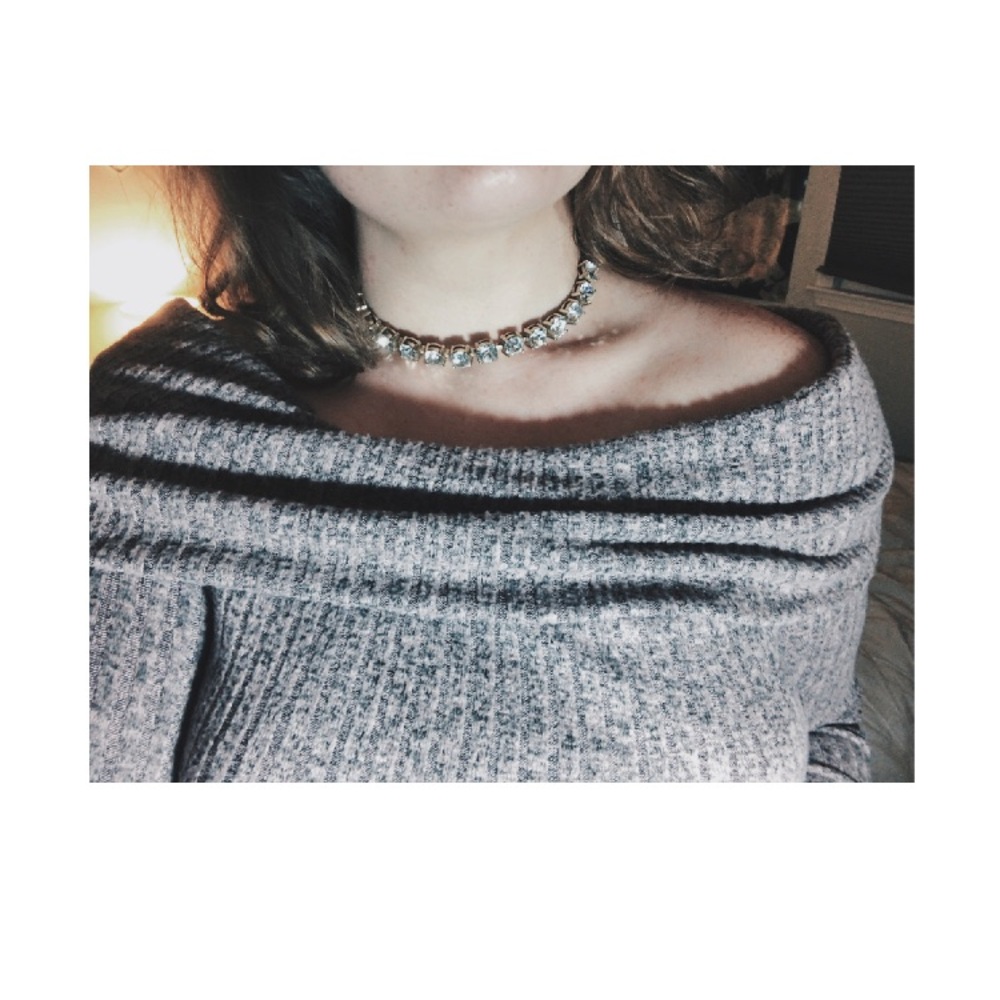 Statement chocker necklace