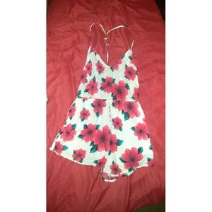 Floral Forever 21 Romper