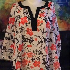 Lane Bryant Cherry Blossom Top
