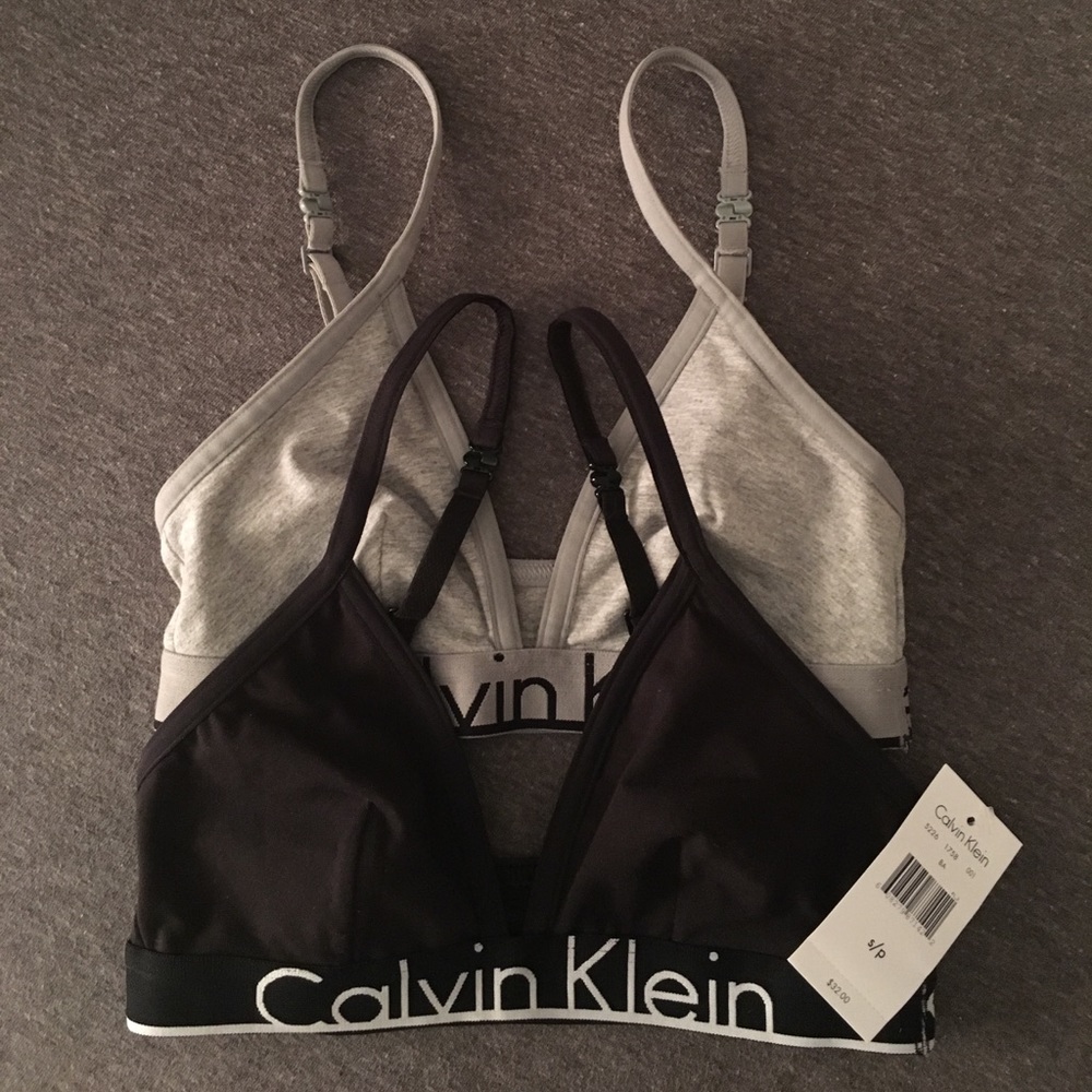 Calvin Klein® Triangle Bralettes