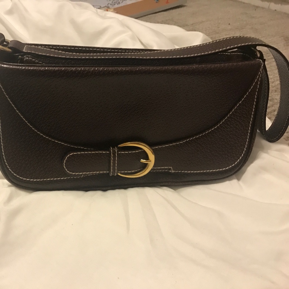 Jacobson Brown Leather Handbag