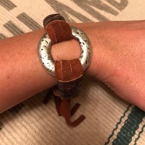 Leatherrock 9066 leather bracelet from Buckle