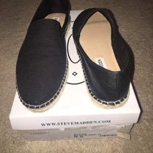 black steve madden espadrills