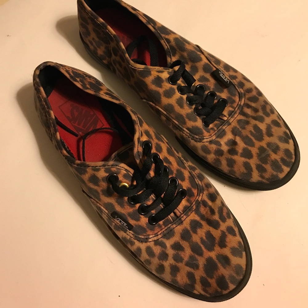 Cheetah Print Vans