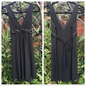 Little Black Beaded Dress