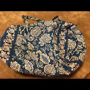 Vera Bradley Large Duffle Blue Lagoon