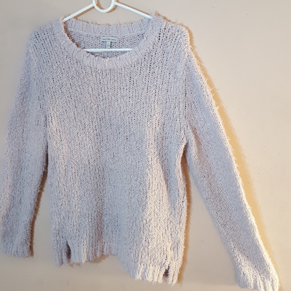 Pink Calvin Klein sweater make offer