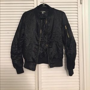 Black Bomber Jacket