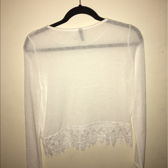 long sleeve sheer shirt - Picture 2 of 2