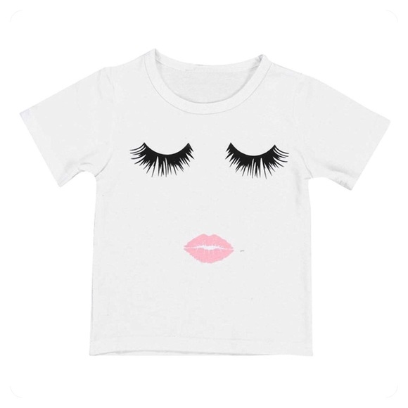🆕 lips & lashes kids tee - Picture 3 of 4