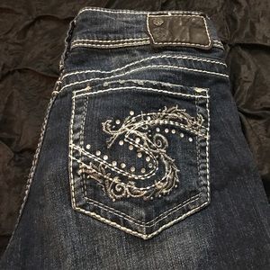 Suki Flare Silver Jeans size 28/32