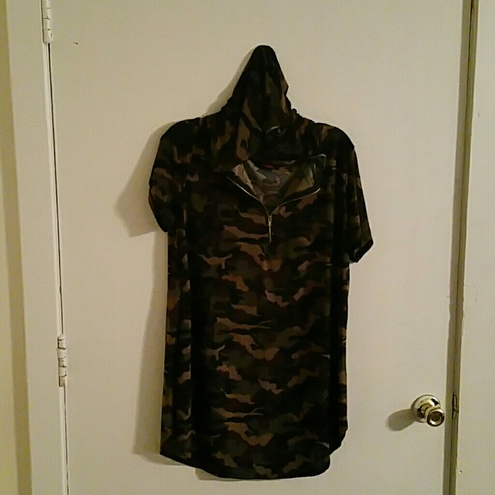 Camouflage hooded