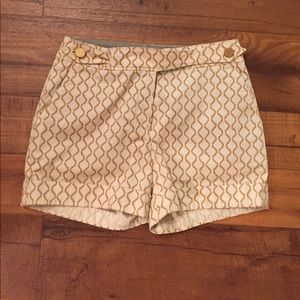 Anthropologie High Rise Madison Cuffed Shorts